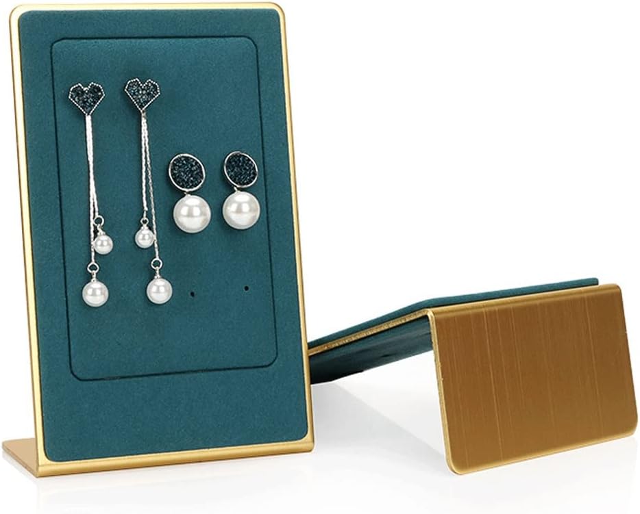 Earring Display Stand, Jewelry Props, Factory Direct Sales, Metal Microfiber Earrings, Storage Stall(D)