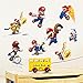 Super Marios Bros Wandtattoo Wandaufkleber Sticker 90 x 30 cm*NEU*OVP*