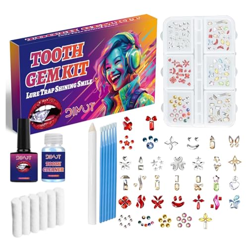 Image of DIY Tooth Gem Kit, Sparkling Crystals, 2025 New Tooth Gem, DIY Crystals Jewelry Teeth, Professional Fashionable Teeth Jewelry Starter Kit (A)