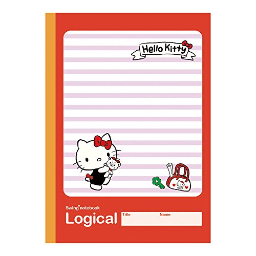 Cahier B5 Nakabayashi ligné pour cours et révisions Hello Kitty S-82A-5P