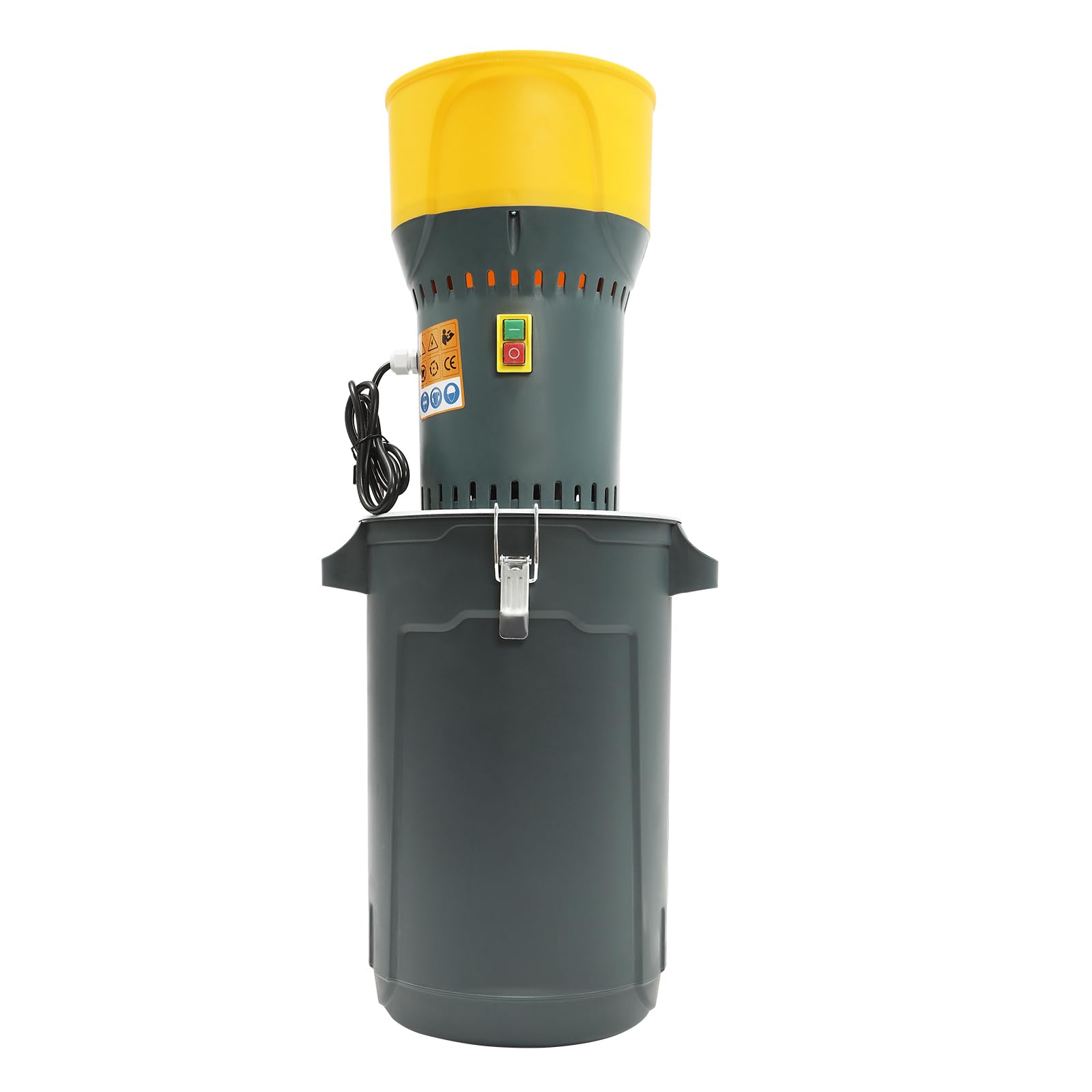 Moulin à céréales électrique 1000 W - Avec poignée de transport - Avec 5 tamis - Capacité : 25 l - Pour maïs, blé, riz, grains de maïs secs, soja, épices