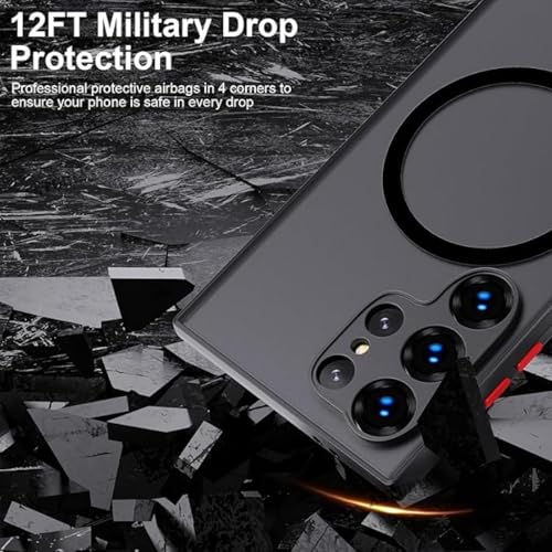 Coque aimantée S24 Plus mate verte protection antichoc - 2