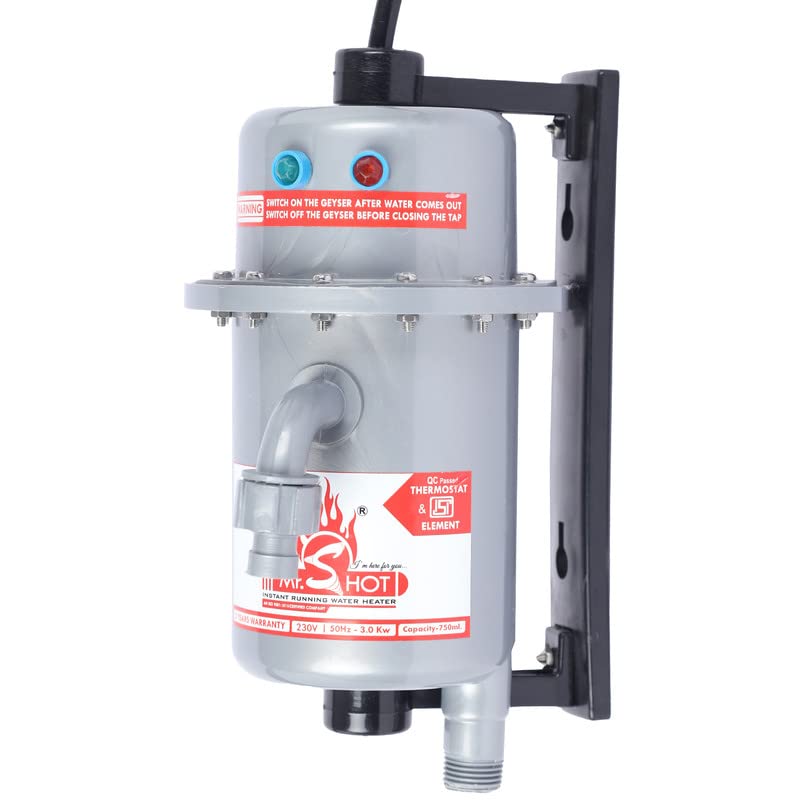 Plastic Mr Shot Water Heater Classic Model Instant Running Water