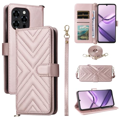 Coque Doogee Note 58 Pro étui portefeuille cuir clapet antichoc rose BELLA BEAR