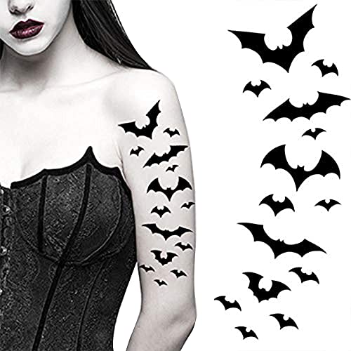 Halloween Gotico Tatuaje Temporal Pegatinas para Vampiros Vampiros Zombies Cicatrices Falsas Cruces para Disfraces de Carnaval
