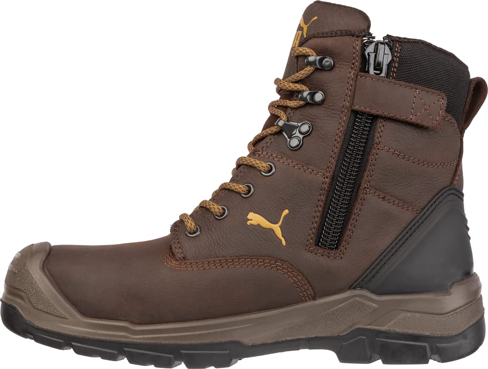 PUMA Męskie buty przemysłowe Conquest Brown Soft Toe, Brązowy, 44.5 EU