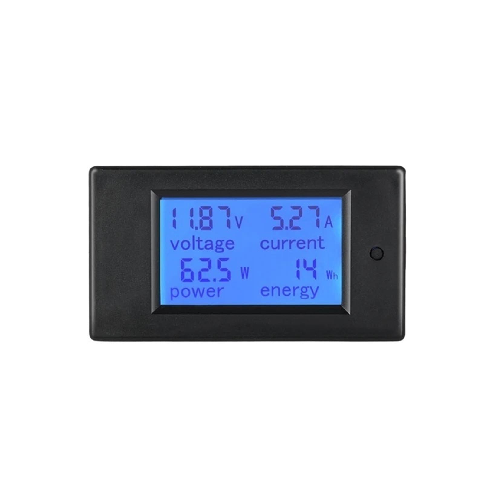 Voltímetro y amperímetro digital con pantalla LCD para corriente continua 8