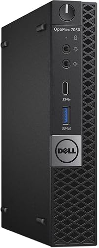 Dell OptiPlex 7050 Micro computadora de escritorio, Intel Core i7, 32 GB de RAM, SSD de 256 GB, Win10 Pro