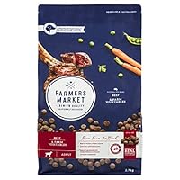 Farmer's Market Dry Beef with Farm Vegetables Adult and Senior Dog Food 2.7 kg