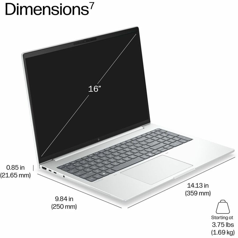 Image of HP EliteBook 8 Flip G2i 13.3 inch Touchscreen Convertible Copilot+ PC 2 in 1 Notebook - 5G - WUXGA - Intel Core Ultra 7 Series 3 365-32 GB - 512 GB SSD - English Keyboard - Glacier Silver - Intel Chip -