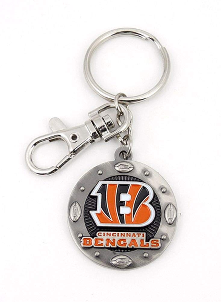 Aminco Nfl Buffalo Bills Impact Keychain, Ragazzi Unisex Donna Ragazza Uomo, Silver-image