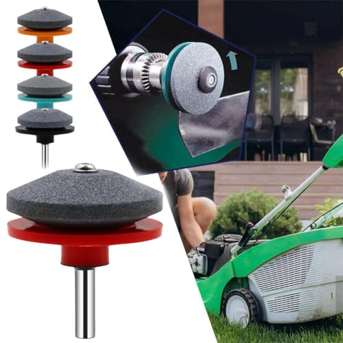 Lawnmower Dull Blade Sharpener,2024 New Lawn Mower Blade Sharpener Kits,Lawnmower