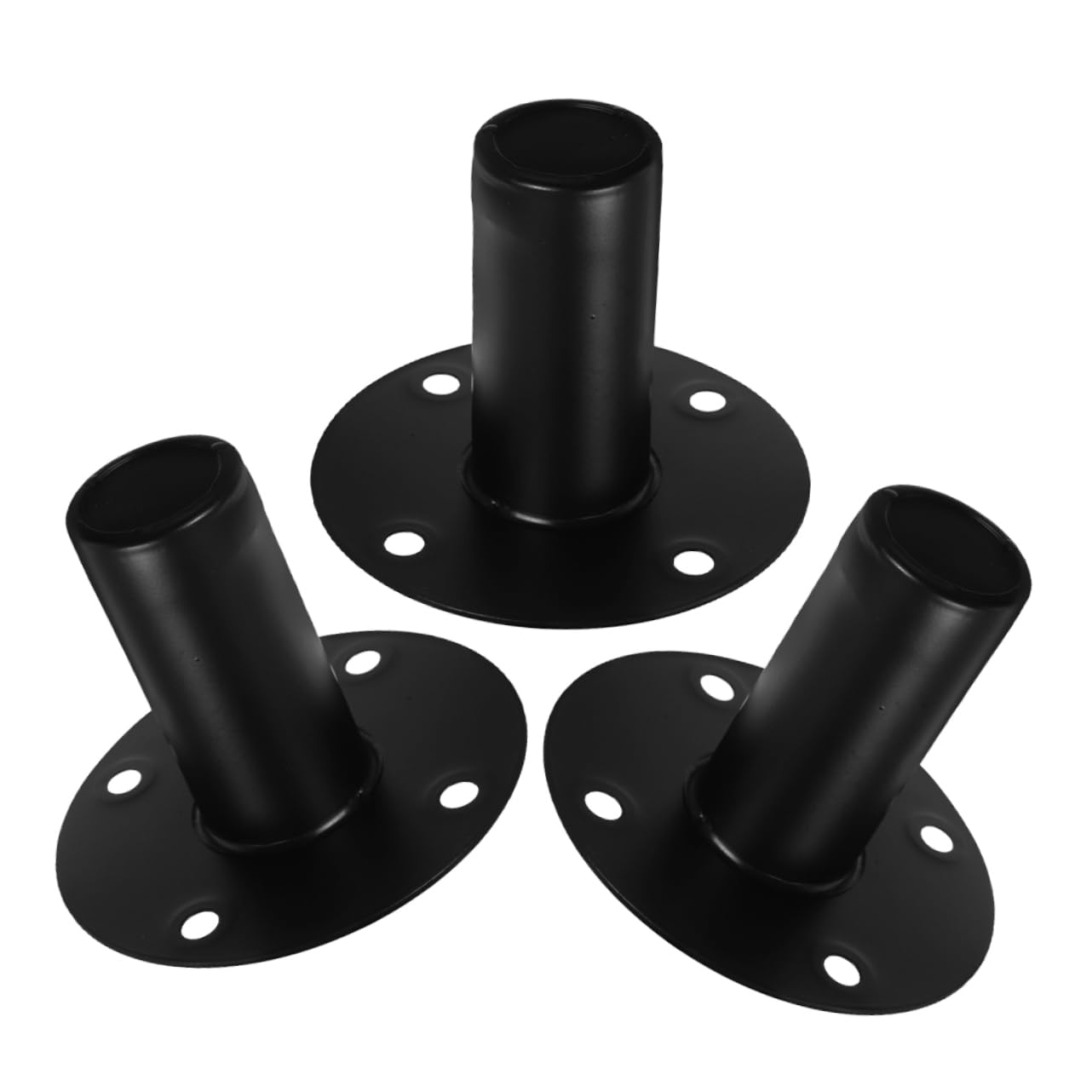 Uonlytech 3pcs Aluminum Alloy Speaker Tray Stable Speaker Holder Stand for Easy Installation Vibration Design for Stage Use and Enhanced Sound Clarity