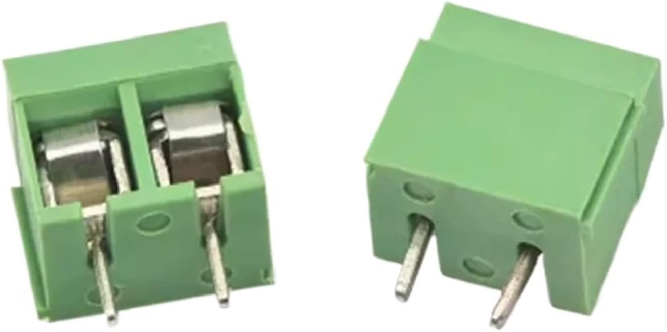 100pcs KF126 5.0mm KF126-2P KF126-3P 2P 3P Straight Pin PCB Screw Terminal Block Connector 250V 8A(3P)