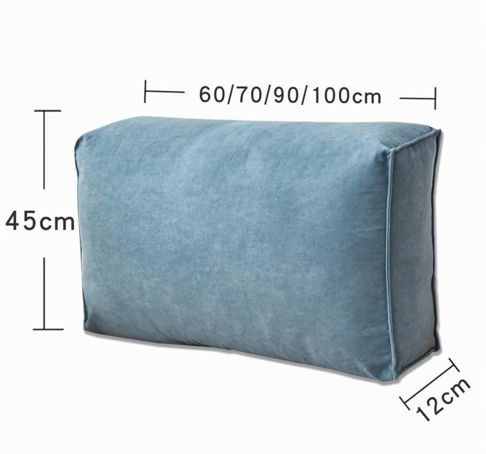 Cojín de respaldo de sofá de lujo,Almohada de apoyo para la espalda,Almohada de lectura de sofá,Almohada de respaldo de cama grande,Cojín de apoyo lumbar,Funda desmontable
