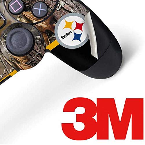 Skinit Decal Gaming Skin Compatible with PS4 Controller - Officially Licensed NFL Realtree Camo Pittsburgh Steelers Design