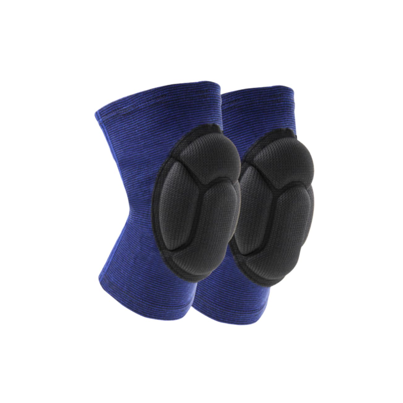 NOLITOY Knee Guards for Athletic Use Sports Knee Sleeve Sponge Cushion Elastic Blue l