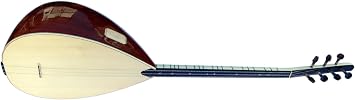 Sala Muzik Professional Short Neck Electric Acoustic Baglama Saz Turkish String Musical Instrument ASB-305