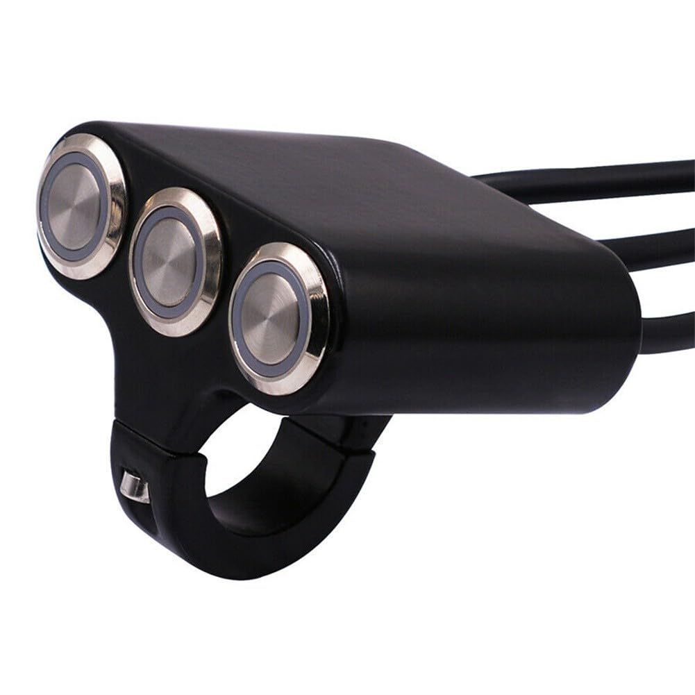 Interrupteur de guidon de moto en alliage aluminium CNC haute précision