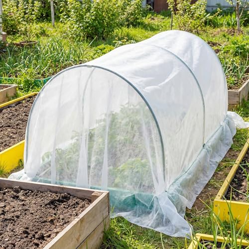 24 x 10 Ft Plant Sun Protection Cloth, Non-Woven Garden Plant Shade Cloth by DECOHS - Used condition - Image 7