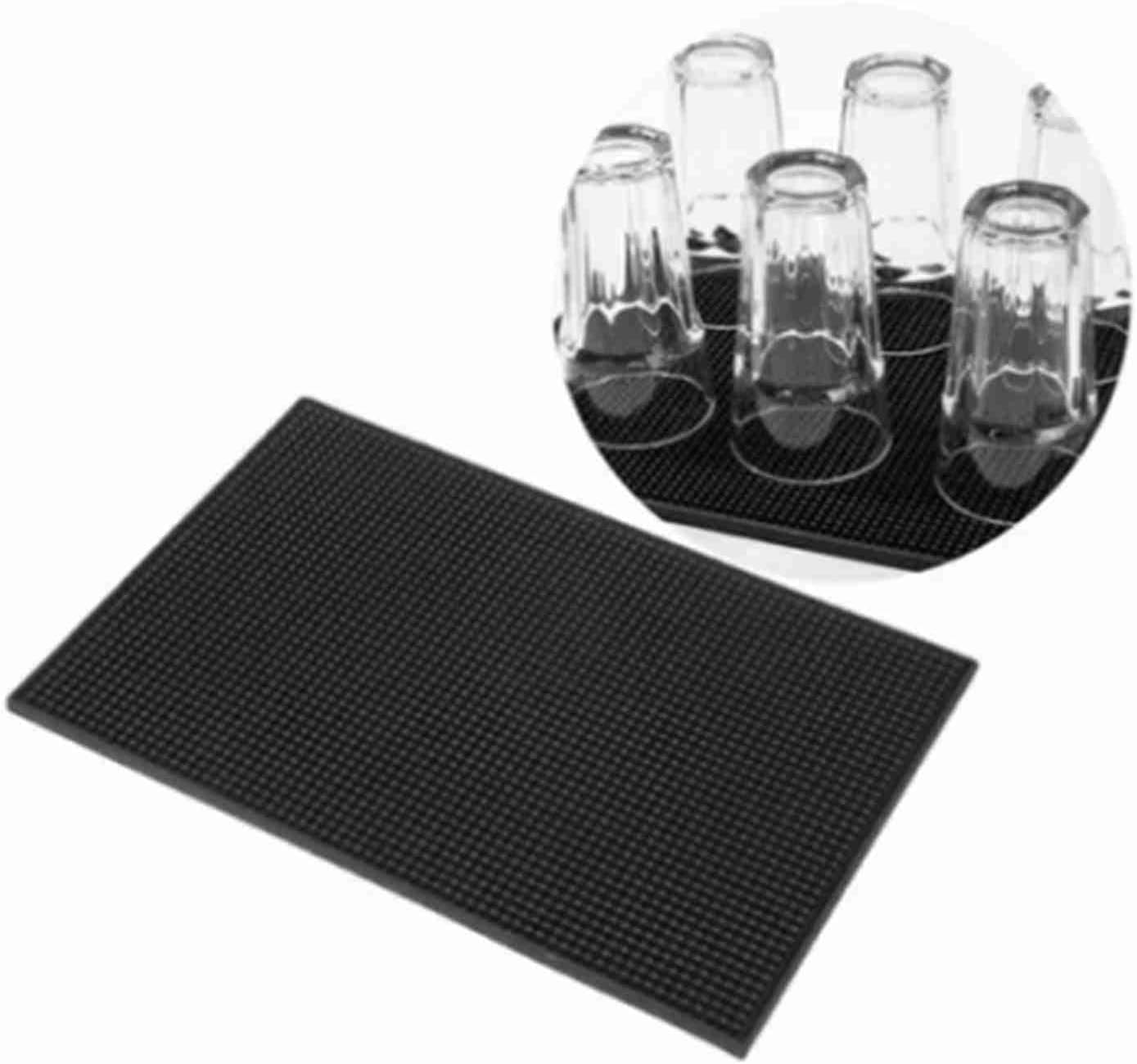 Drain Pad, Non Slip Base Dishwasher Dish Drying Mat PVC for Home (2PCS)