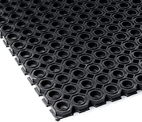 JVL Robuster Rutschfeste Barrier Tür Fußmatte, 80 X 140 Cm