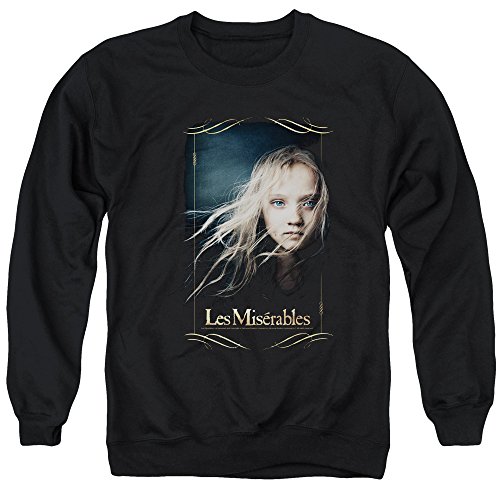 MMM Merchandising Les Miserables Mens Cosette Sweater, XX-Large, Black
