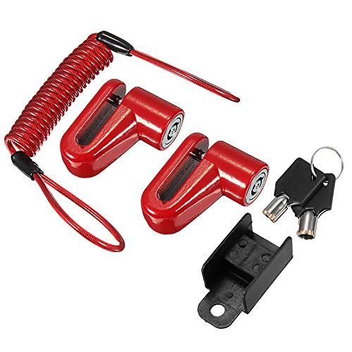 Homesen Trava de aço anti-roubo freios a disco rodas substituição do armário para scooter elétrica M