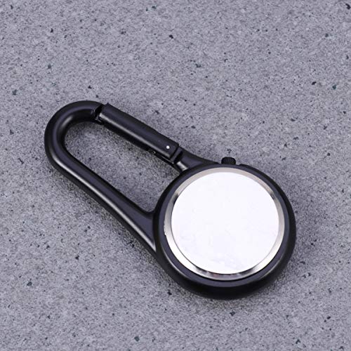 Scicalife Mochila de relógio de quartzo com clipe para cinto que brilha no escuro unissex relógio de