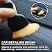 3 Pack Car Interior Detail Dust Brush, Microfiber Duster Brush, Feather Duster, Car Interior Detailing Brush, Cleaning Duster for Car Interior, Air Vents, Computer, Keyboard