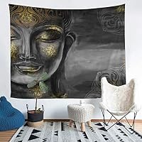 Arazzo con Buddha meditante, decorazione artistica da parete con Arazzo con Buddha meditante, decorazione artistica da parete con