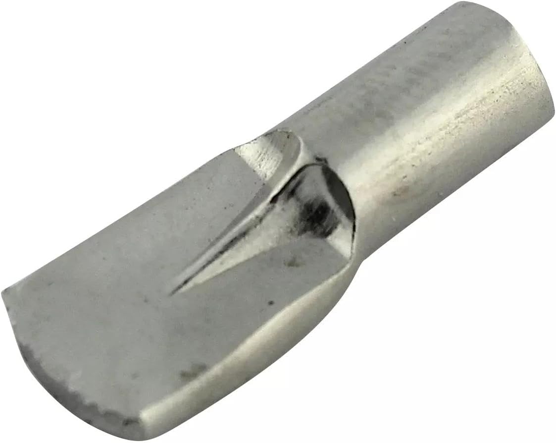for 1000 Pack 5 Mm Shelf Pin with Fin Spoon Shaped Cabinet Support Pegs Nickel