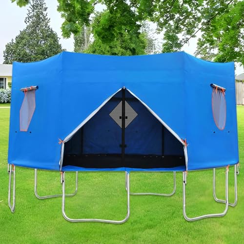 Housse de tente de trampoline imperméable et coupe-vent pliable