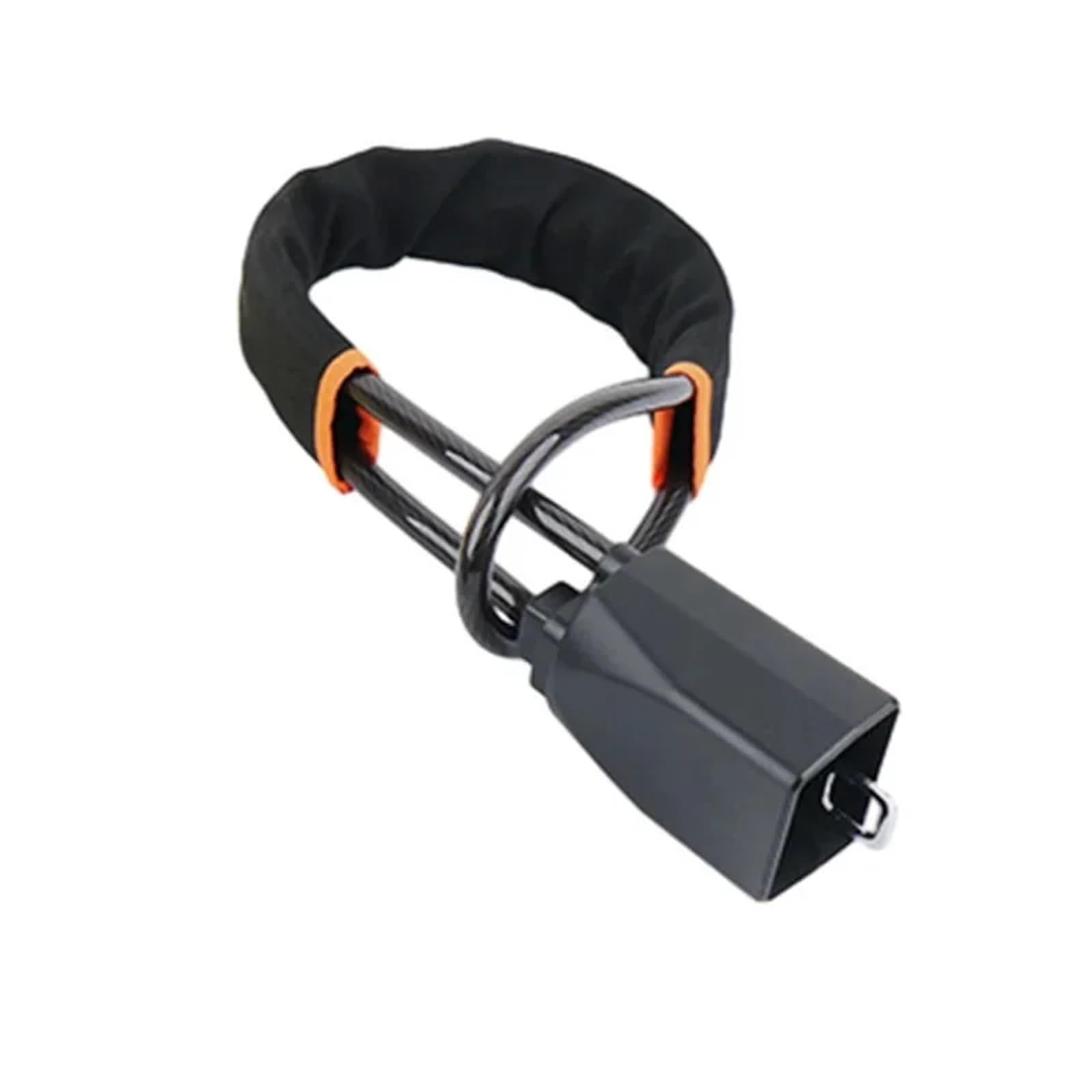 Câble antivol de volant voiture, boucle sécurité, accessoire for véhicule Pour Auto Petit Camping Car(Black)