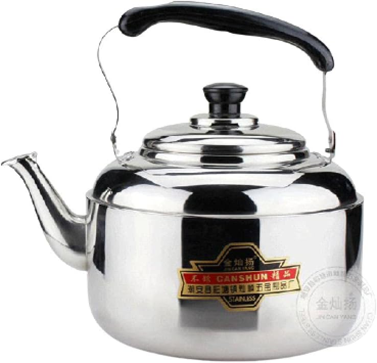 Linjjケトル304ステンレス鋼石炭ガスホイッスルケトル増粘電磁調理器大容量ホイッスルケトル Ns 受賞店