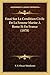 Essai Sur La Condition Civile De La Femme Mariee A Rome Et En France (1878) - Monlezun, V F Oscar