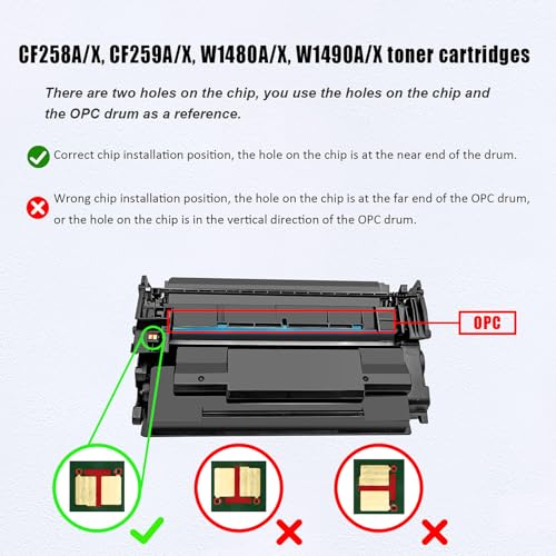 Ultimate 2 Packs 148A W1480A (NO CHIP with Tool) Compatible Toner Cartridges Standard Capacity 2900 Pages for H P Laserjet Pro 4001 4001n 4001dn 4001dw 4101fdn 4101fdw Printer, Doesn't... - Image 3