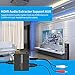 DONGJIAN HDMI Audio Extractor 4K with 3.5mm AUX Stereo and L/R RCA Out Converter Adapter Splitter Support 4K 1080P 3D Compatable for PS3 Xbox Fire Stick
