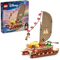 LEGO Disney Moana's Adventure Canoe Building Toy Set (43270)
