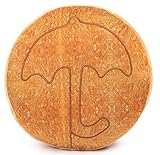 Netflix Squid Game Dalgona Candy Shaped Plush Pillow - Super Soft Decorative Throw Pillow - Measures 15 Inches