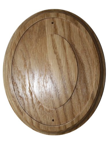 Rahmen Holz Oval für Emaille Schild Holzrahmen Oval (Eiche) für Emailschilder.