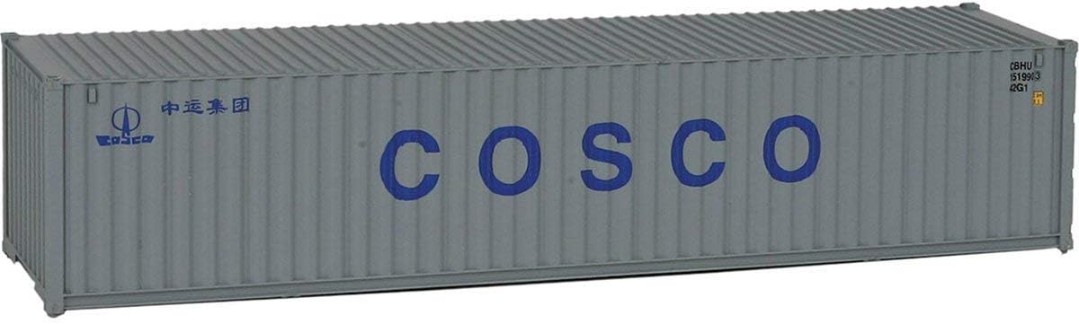 Walthers SceneMaster HO Scale Model of China Ocean Shipping Chevron 40' Corrugated Container,949-8155