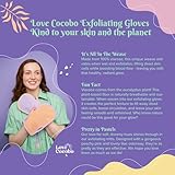 Love Cocobo | Exfoliating Glove | Eco PLASTIC FREE Body Scrub Mitt | Dead Skin Exfoliator | Tan Remover | Shower Body Exfoliator Mitts | Targets Keratosis Pilaris Ingrown Hair | Kessa Gloves | 2Pcs - Image 7