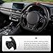 LOSCHEN Full Leather Steering Wheel for Toyota GR Supra 2019-2024 Full Nappa Perforated Leather, D-shaped Flat-bottom Steering Wheel