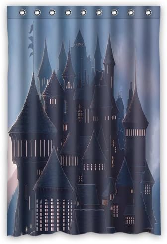 Fashionable Style Hogwarts Harry Potter Bathroom Shower Curtain,48-Inch Width X 72-Inch Length