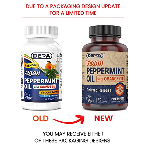 DEVA Vegan Peppermint Oil Capsules