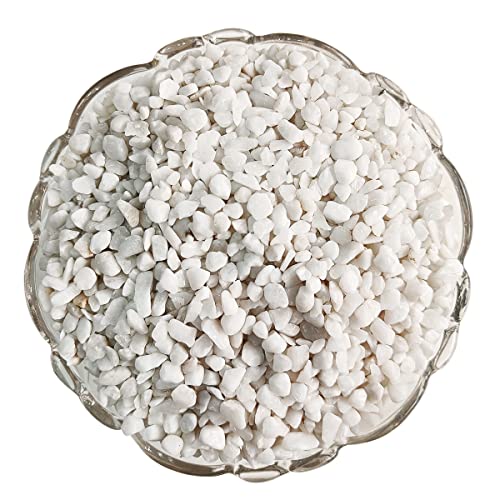 Image of Reiki Crystal White Agate Chips Stone for Vastu Natural White Agate Crystal Chips for Aquarium Home Decor Garden Table Decor Stones Pebble Reiki Gemstones 1 Kg