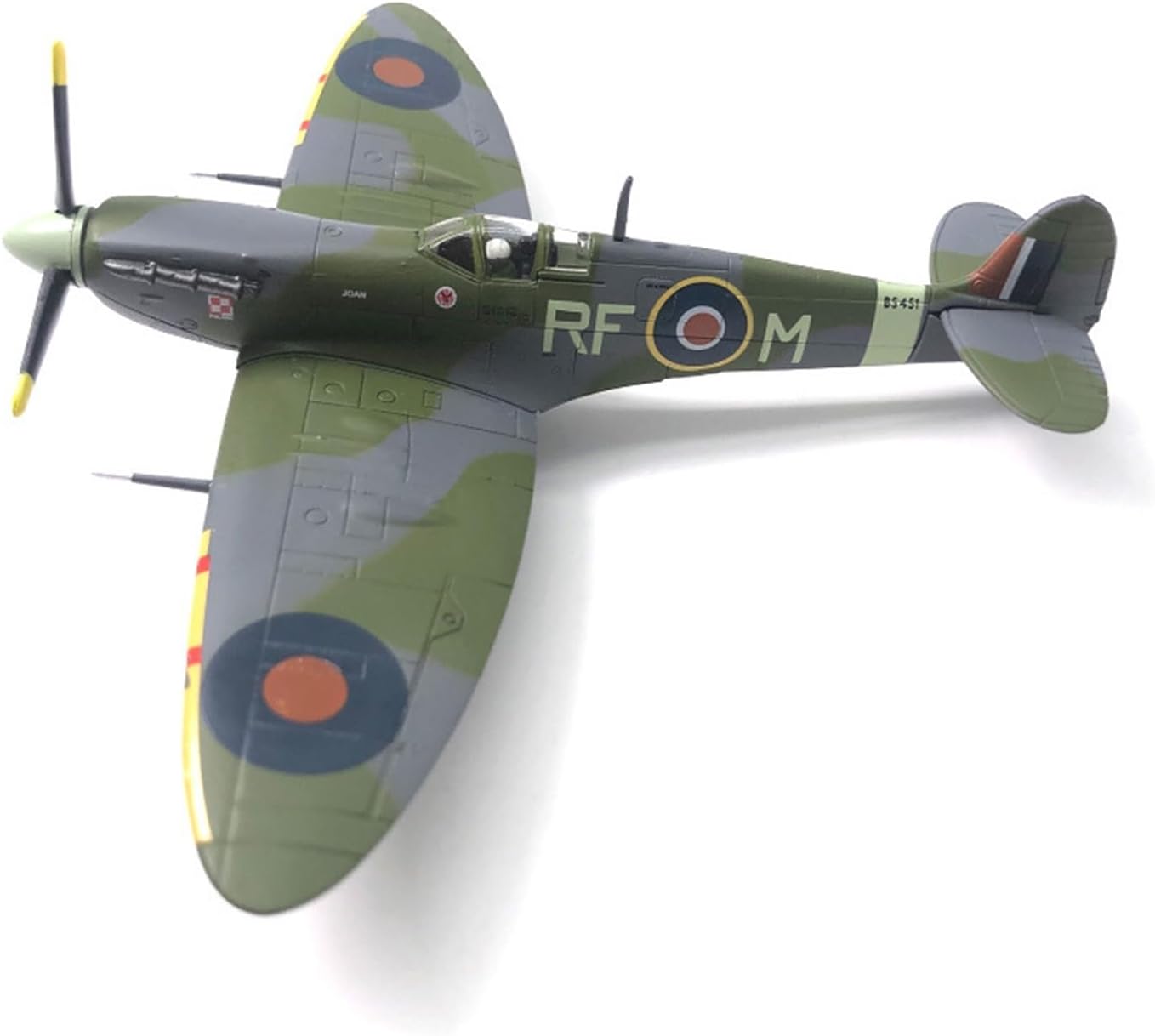 Miniature Scale 1 72 for WWII Spitfire Fighte Alloy Aircraft Model Collection Finished Flying Toy Game Kits