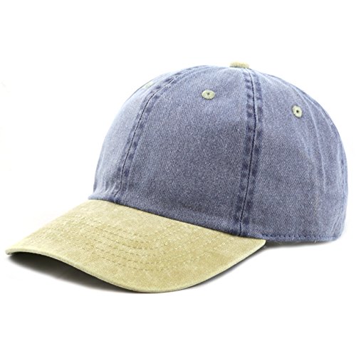 Image of The Hat Depot 100% Cotton Pigment Dyed Low Profile Dad Hat Six Panel Cap