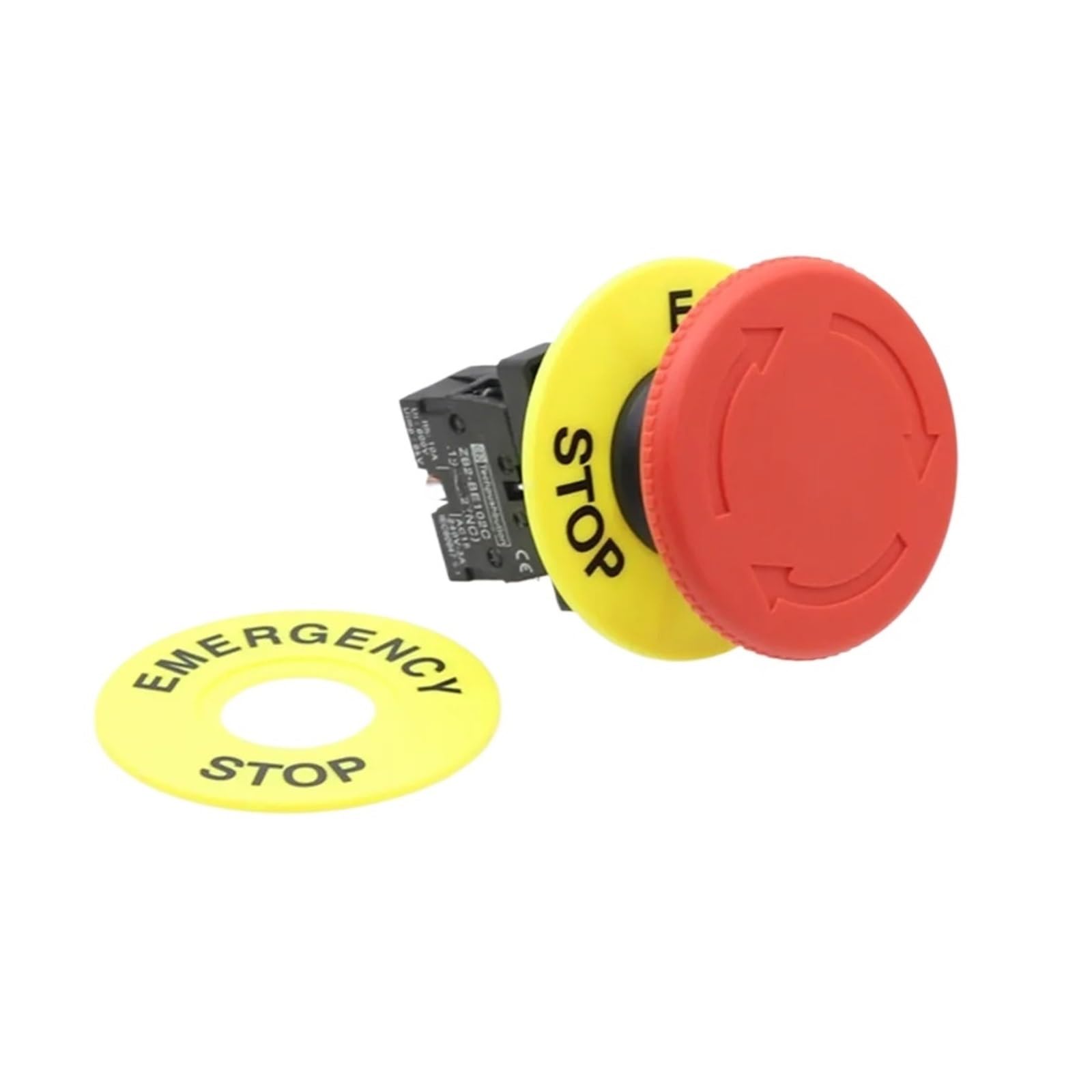 Interrupteur arrêt d'urgence 22mm pour sécuriser machine LAY37 - 8